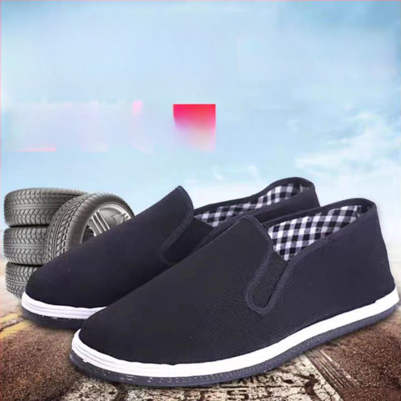 Unisex drobės slip-on batai su elastine juosta, apvali nosis, žemas viršus, pada iš liellapo cīpslos, PU įdėklas