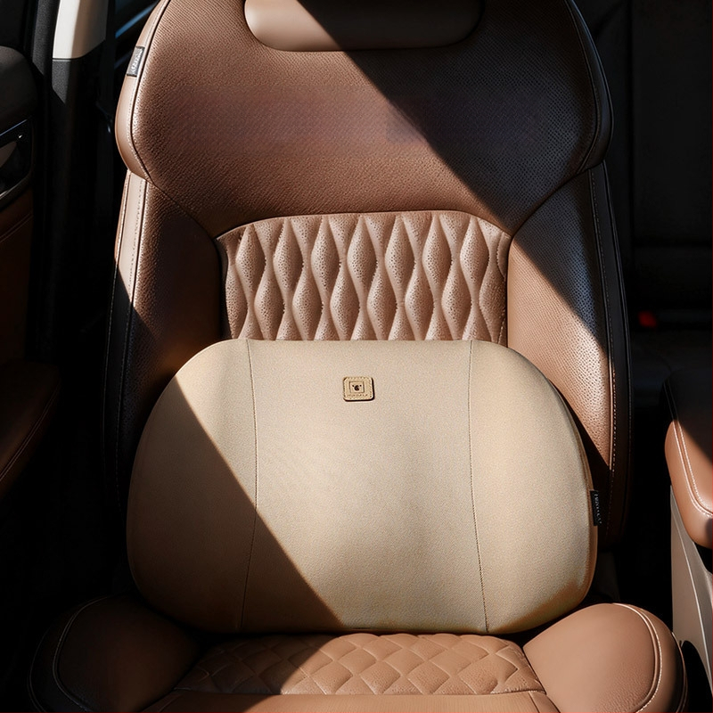 Automobilio juosmens atrama pagalvė su atminties puta, kvėpuojanti nugaros dalis, universalus derinys