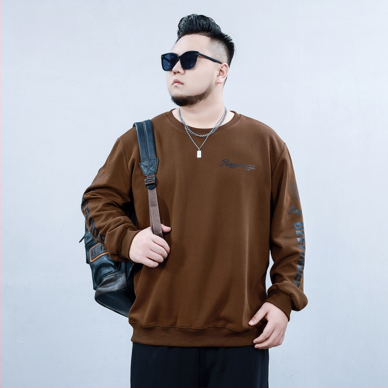 Vīriešu flīsa džemperis ar iekšējo odere, oversize brīvā piegriezuma, apaļš kakls, burtiem raksts, priekšējais kabats