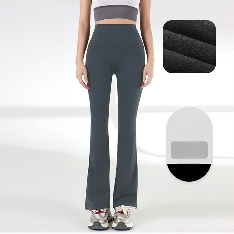 Moterų aukštos juosmens, siauras siluetas, šiek tiek platėjantis apačia, lengvas nailono-elastano audinys