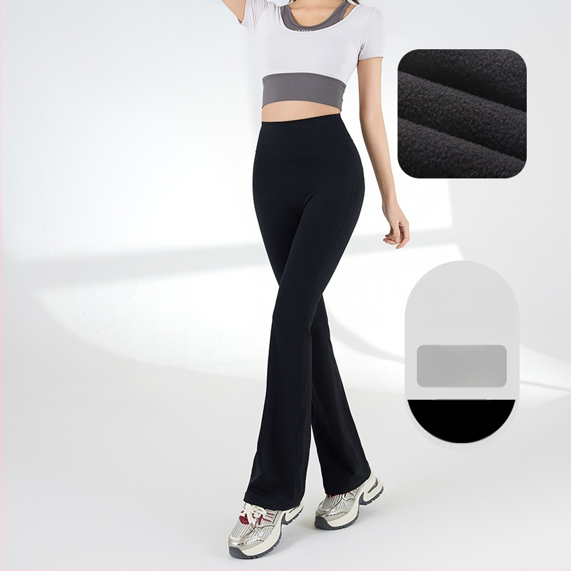 Moterų aukštos juosmens, siauras siluetas, šiek tiek platėjantis apačia, lengvas nailono-elastano audinys