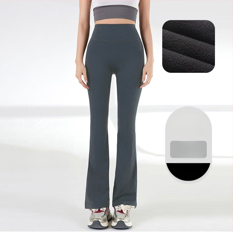 Moterų aukštos juosmens, siauras siluetas, šiek tiek platėjantis apačia, lengvas nailono-elastano audinys