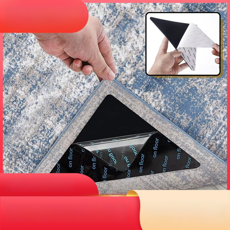 Trikampė anti-slydimo plokštelė kilimui namų naudojimui, PU medžiaga, klijavimas, išleista 2014 m. žiemą