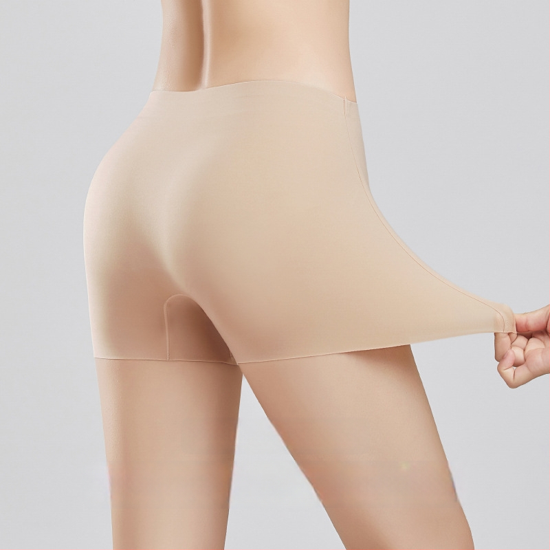 Moterų be siūlių saugios bokserinės — dviejų funkcijų vienas, greitas džiūvimas, žemas juosmuo