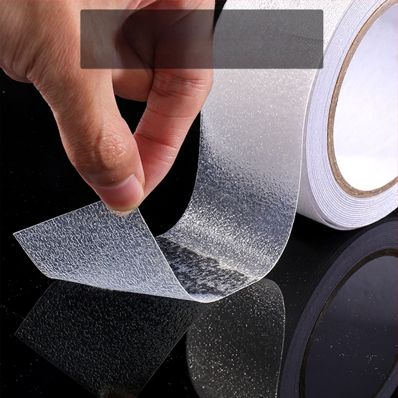 PEVA anti-slip juosta voniai, baseinui ir laiptams — skaidri, atspari vandeniui, atspari dilimui, su vandens pagrindu klijais