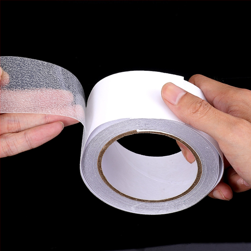 PEVA anti-slip juosta voniai, baseinui ir laiptams — skaidri, atspari vandeniui, atspari dilimui, su vandens pagrindu klijais