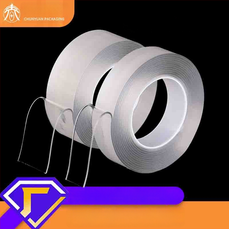 Nano-akrilo dviejų pusių skaidri juosta, aukštas klijamumas, storis 30, vonios kambario sienai tvirtinti