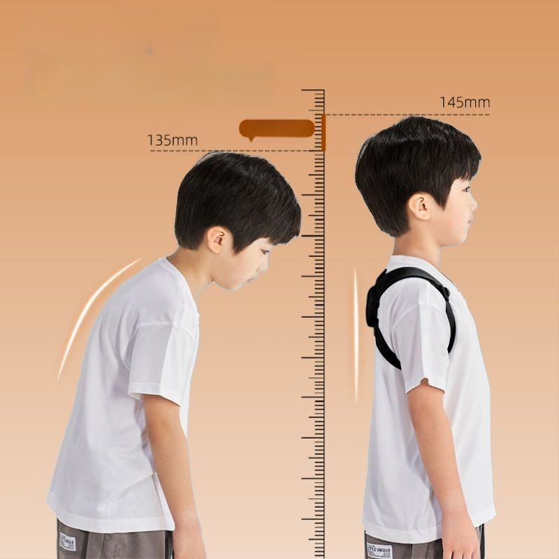 Peak Vaikų laikysenos korektoriaus diržas – išmanus jutiklis, kifozės korekcija, nematoma sėdėjimo pozos priminimas, pečių atsivėrimas; modelis Pk-yaf4201-1bk, prekės kodas Yaf13113, išleidimo data 2025
