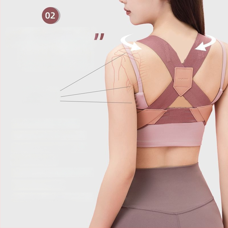 Thousand Leaves BBJ0005-A-0 Laikysenos korektorius nugarai, kvėpuojantis, nematomas dizainas, tinkamas suaugusiesiems ir studentams; sertifikatas 1