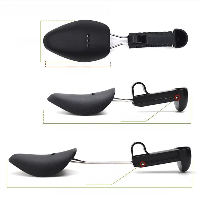 Reguliuojamos plastikinės avalynės ištempėjas – deformacijų prevencija ir raukšlių taisymas, tinka odiniams ir kitiems batams, World Footprints