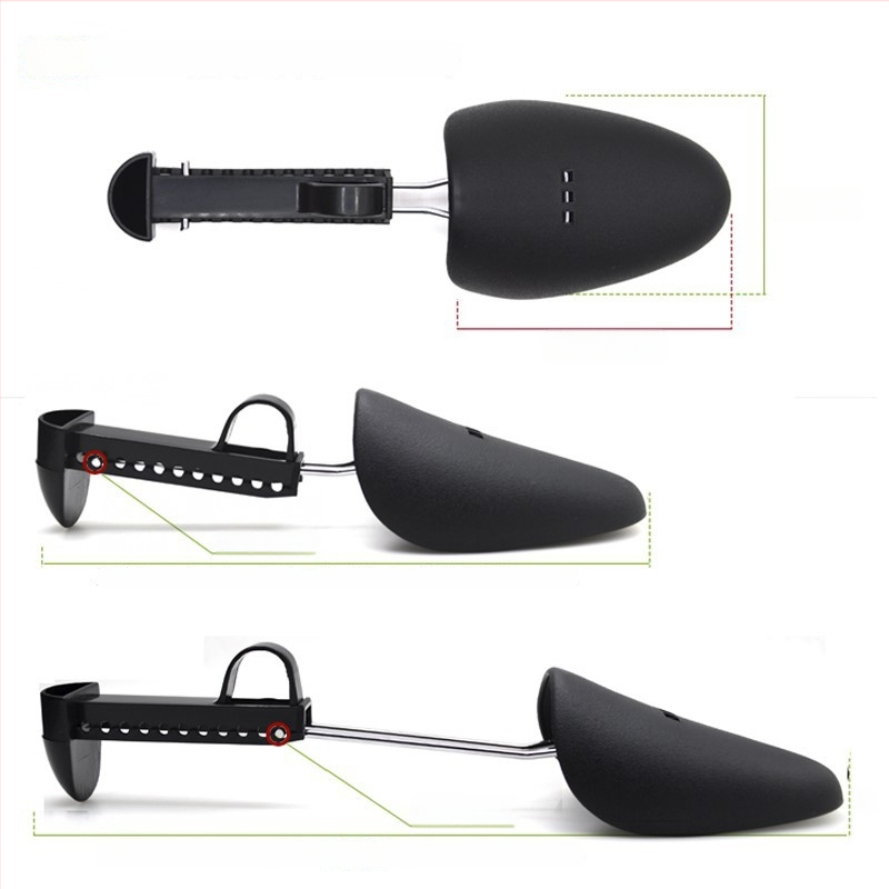 Reguliuojamos plastikinės avalynės ištempėjas – deformacijų prevencija ir raukšlių taisymas, tinka odiniams ir kitiems batams, World Footprints