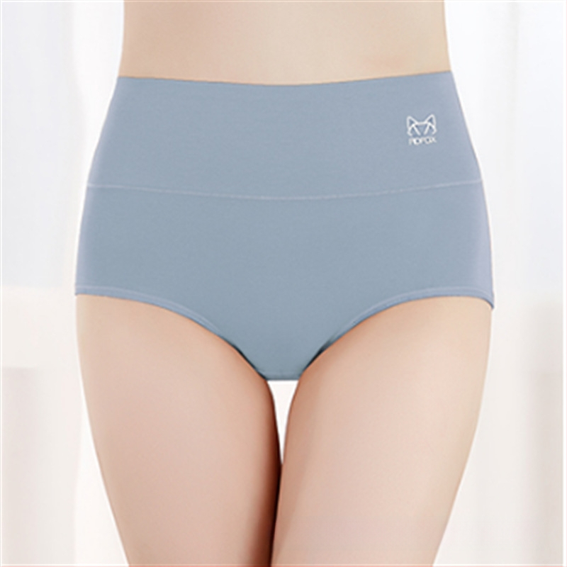 Naiste kõrge vöökoht puuvillast aluspesu — antibakteriaalne, hingav, keha kuju (tuharate tõstmine, kõhu pinguldumine)