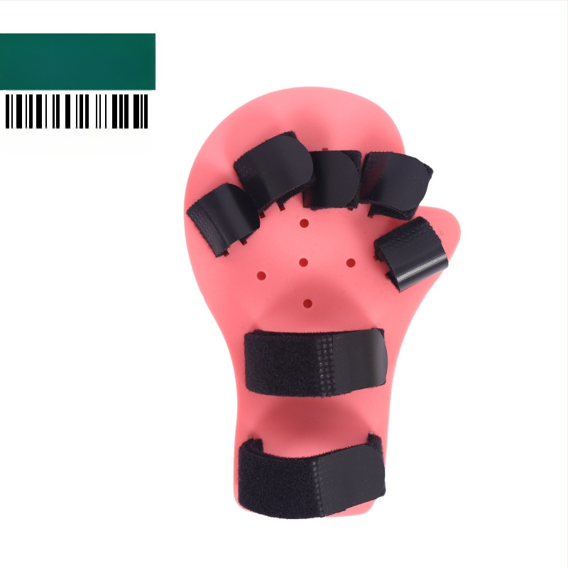 Laste sõrmede rehabilitatsioonifiksatsiooni seade - plastist komposiitmaterjal, konks ja lukk, kätele, võimalik logode trükk