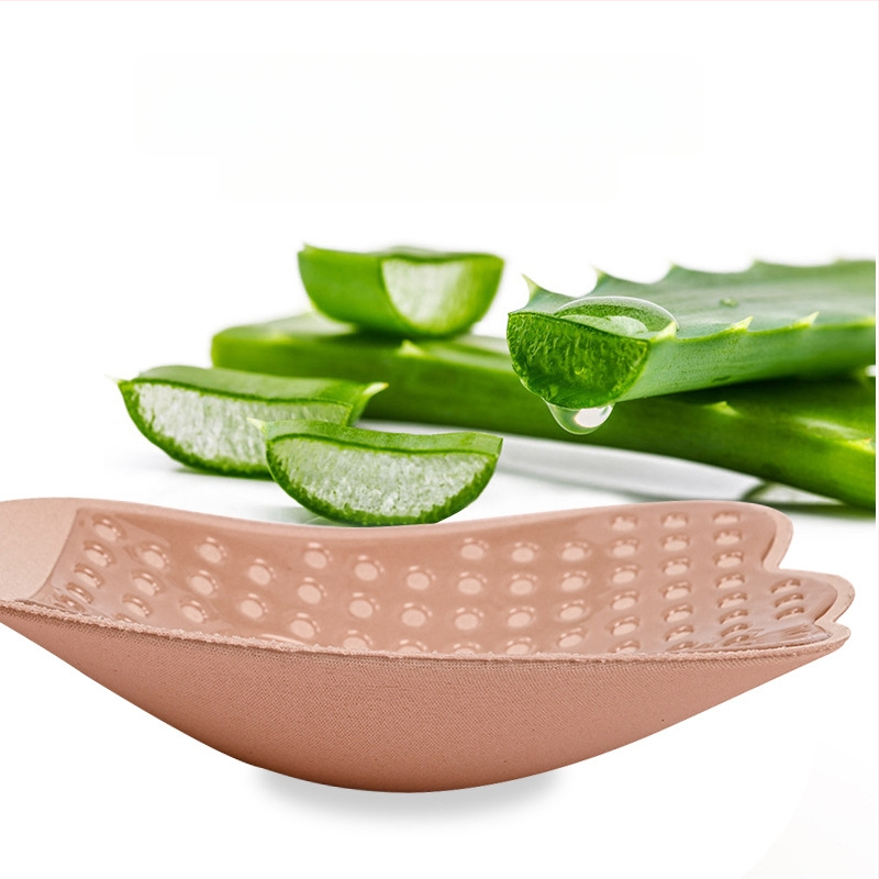 Nematomas krūties lipdukas su sparnelėmis vestuvinei sukniai - nailonas, plonas, kvėpuojantis, neslystantis, sparno forma