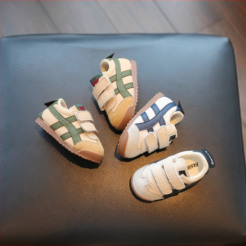 Kūdikio bateliai žingsniams - kompozitinė padas, dirbtinė oda viršuje, PU įdėklas, Velcro užsegimas, priešslidėsiantis padas