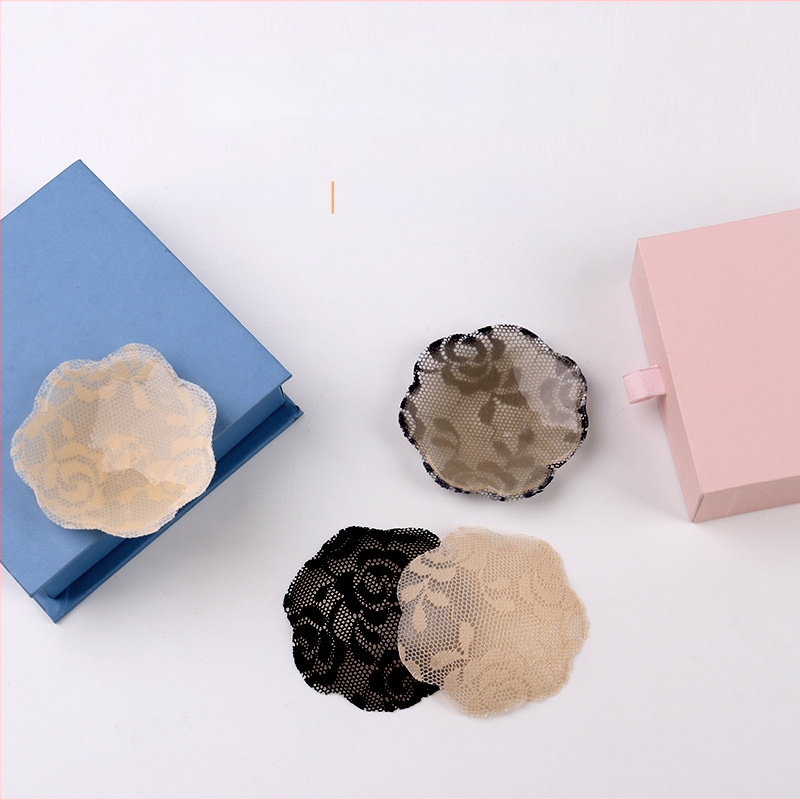 Mezginių silikono gelio nipelių pleistrai – gėlės formos, be pėdsakų, seksualus stilius