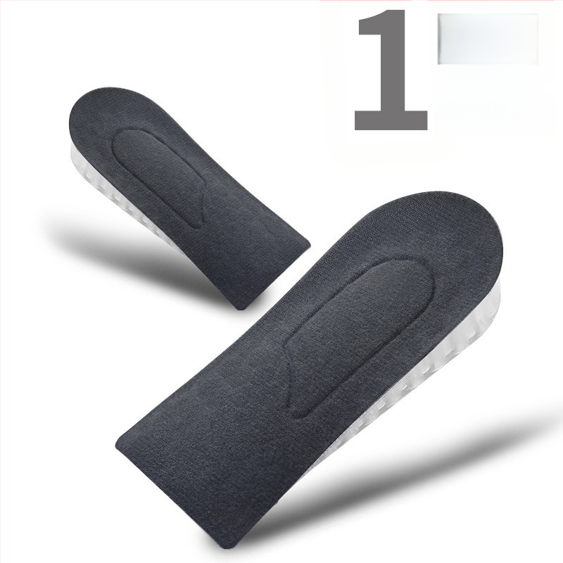 Silikoonist kõrgendav sisetald – läbipaistev mitmekihiline poolpad, unisex täiskasvanutele, sobib sportlikele, nahkjalatsitele ja saabastele