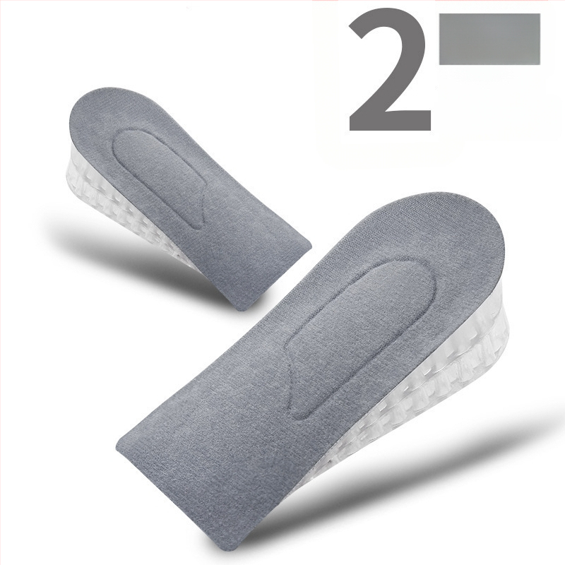 Silikoonist kõrgendav sisetald – läbipaistev mitmekihiline poolpad, unisex täiskasvanutele, sobib sportlikele, nahkjalatsitele ja saabastele