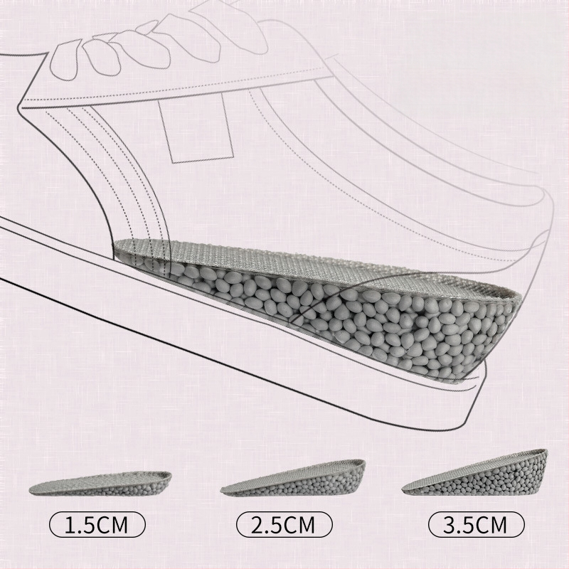 Popcorn booster pad sisetald – nähtamatu täis sisetald kõrguse tõstmiseks jalatsitele; Materjal: Popcorn; Mudel: Popcorn booster pad; Stiil: nähtamatu sisemine kõrguse tõstmise sisetald; Funktsioon: kõrgust tõstev sisetald