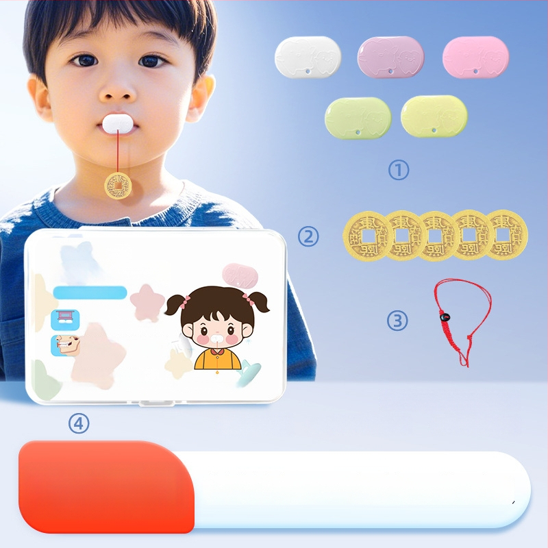 Huulelihaste treener suukaudse hingamise korrigeerimiseks – anti-snoring seade, täiskasvanutele, PP-materjal, kohandamiseta, adenoidses hüpertroofia kontekstis