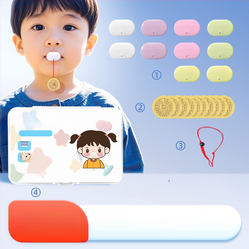 Huulelihaste treener suukaudse hingamise korrigeerimiseks – anti-snoring seade, täiskasvanutele, PP-materjal, kohandamiseta, adenoidses hüpertroofia kontekstis