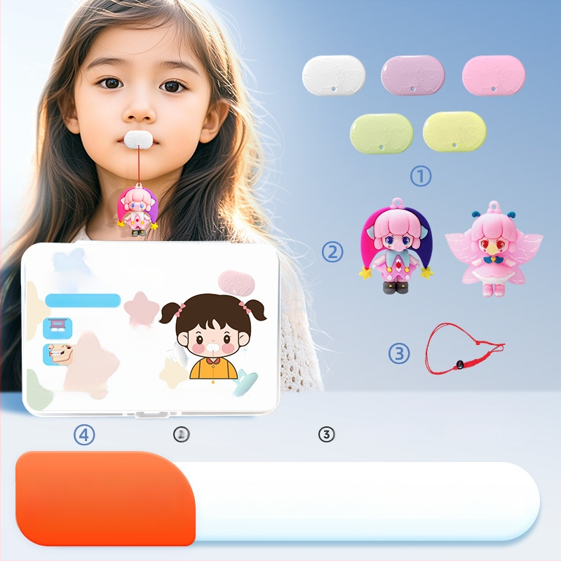 Huulelihaste treener suukaudse hingamise korrigeerimiseks – anti-snoring seade, täiskasvanutele, PP-materjal, kohandamiseta, adenoidses hüpertroofia kontekstis