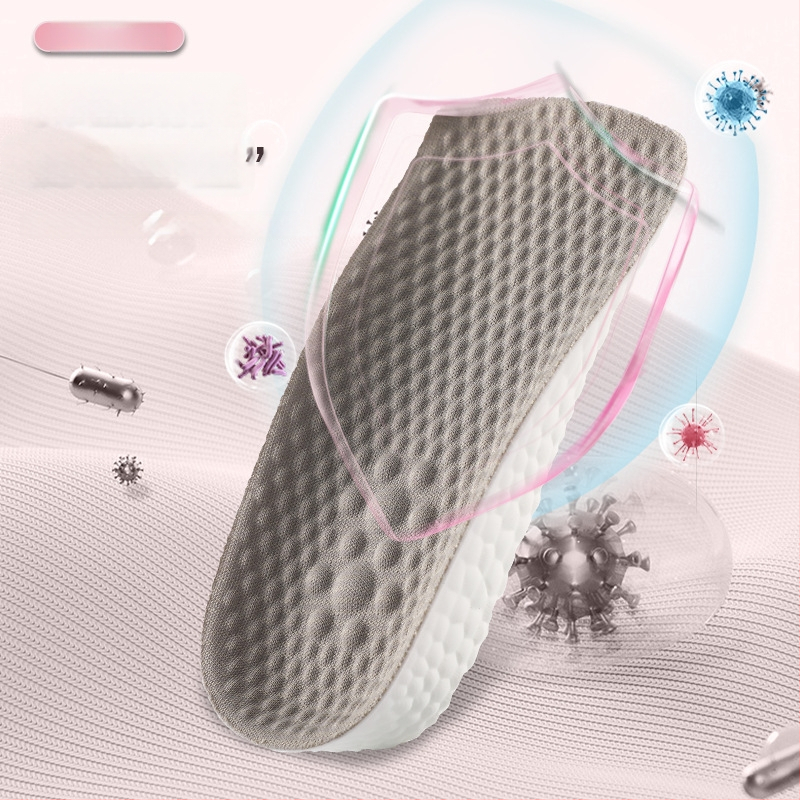 Aukštinantis įdėklas batams su septyniais taškais pagalvėle ir arka palaikymu, pusė įdėklo, PU ir audinys, unisex