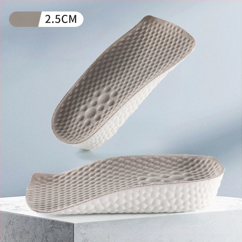 Aukštinantis įdėklas batams su septyniais taškais pagalvėle ir arka palaikymu, pusė įdėklo, PU ir audinys, unisex