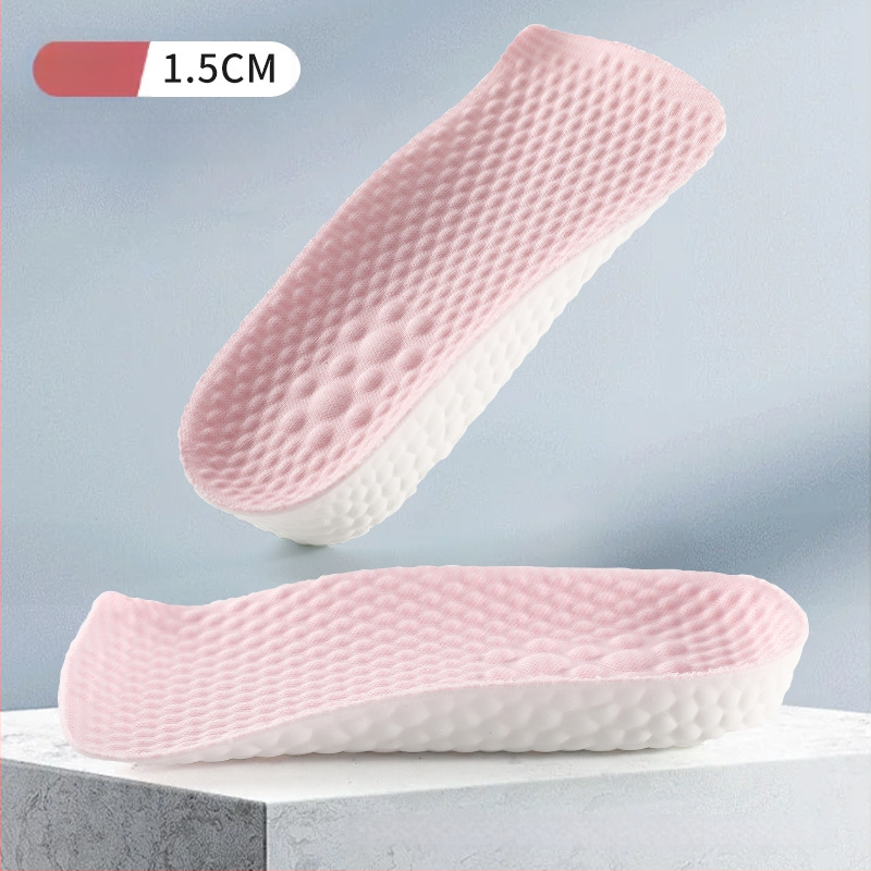 Aukštinantis įdėklas batams su septyniais taškais pagalvėle ir arka palaikymu, pusė įdėklo, PU ir audinys, unisex