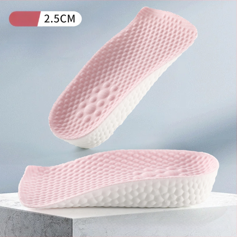 Aukštinantis įdėklas batams su septyniais taškais pagalvėle ir arka palaikymu, pusė įdėklo, PU ir audinys, unisex