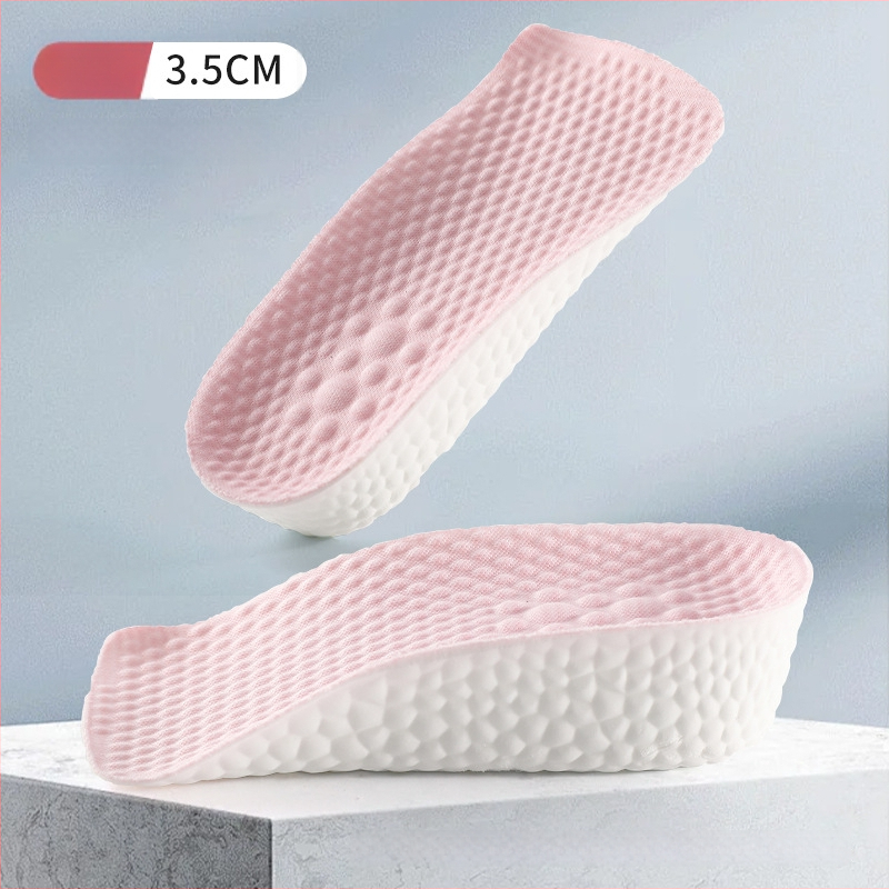 Aukštinantis įdėklas batams su septyniais taškais pagalvėle ir arka palaikymu, pusė įdėklo, PU ir audinys, unisex