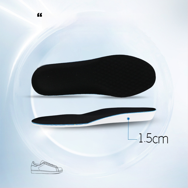 Nematomas aukštinimo įdėklas su paslėptu kulnu, EVA, visas įdėklas, tinka vyrams ir moterims