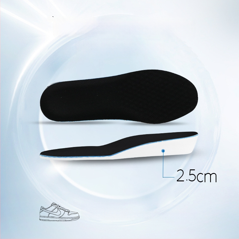 Nematomas aukštinimo įdėklas su paslėptu kulnu, EVA, visas įdėklas, tinka vyrams ir moterims