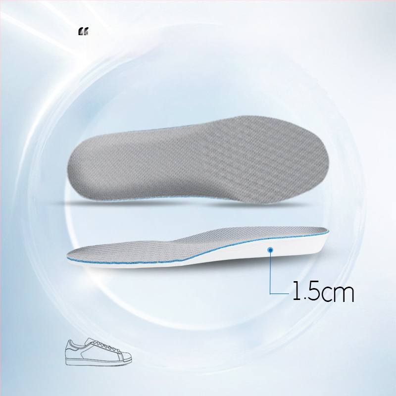 Nematomas aukštinimo įdėklas su paslėptu kulnu, EVA, visas įdėklas, tinka vyrams ir moterims