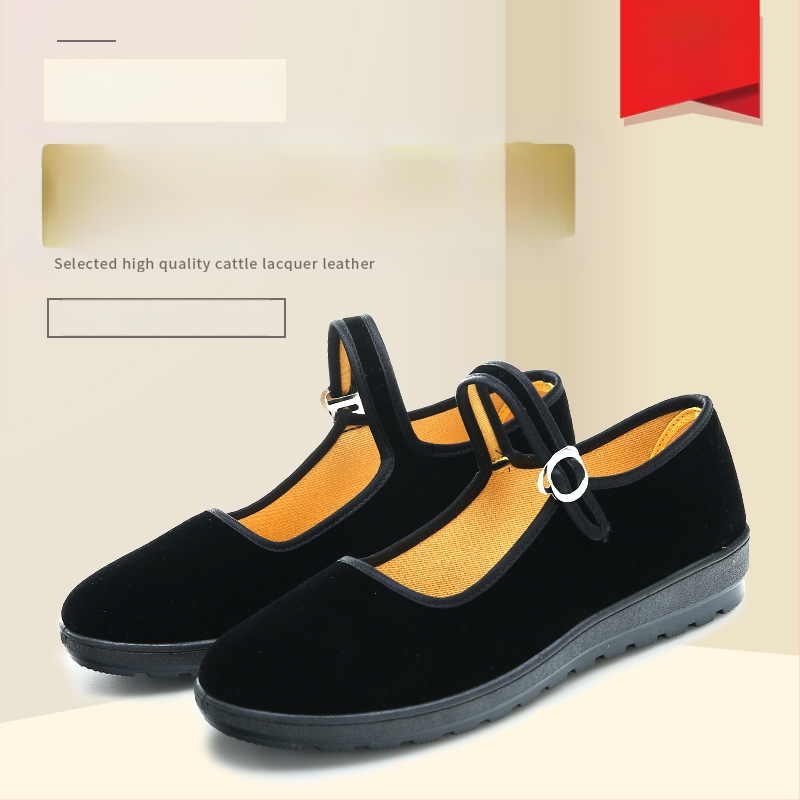 Moterų audinių bateliai su medvilniniu viršumi, apvalus pirštas, žemas kulnas 1-3 cm, kompozitinė padas