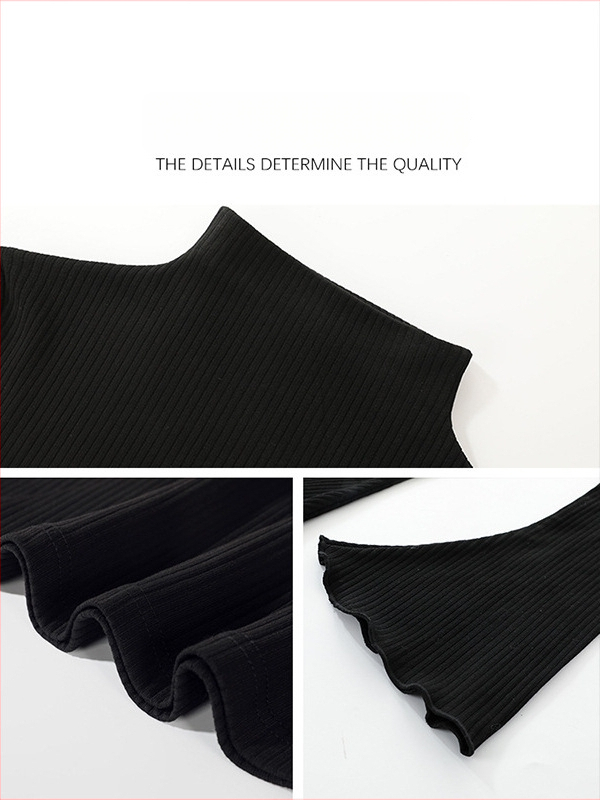 A-liiniga kleit ümmarguse kaelusega, pikkade varrukatega, viskoosi-elastaani segu, sügis 2025.