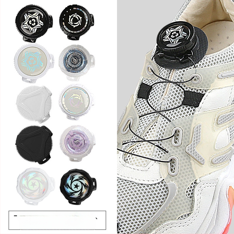 Pasukama batų sagtis su plienine virve, skirta sportbačiams ir audiniams batams, be raištelių, anti-nukritimas (Medžiaga: plieninė virvė; Mechanizmas: pasukama sagtis; Suderinamumas: sportbačiai, audiniai batai; Visų metų laikai)