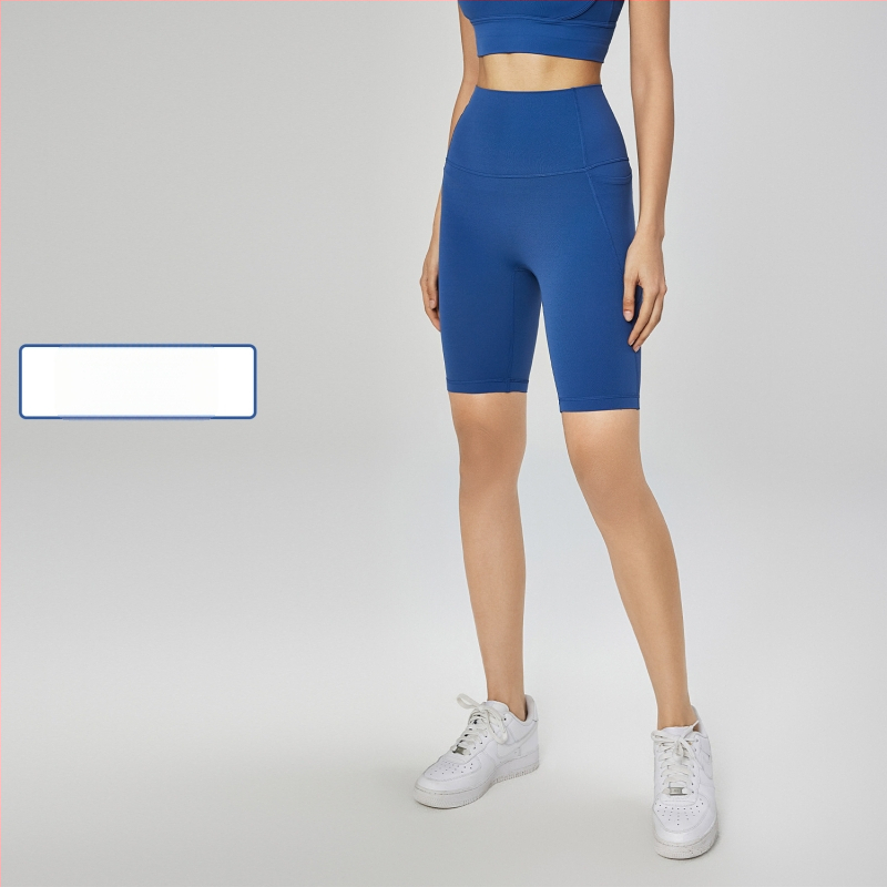 Kõrge vöökoht Capri jooga püksid tuharate tõstmisega, kerged, niiskust juhtivad, nailonist, naistele