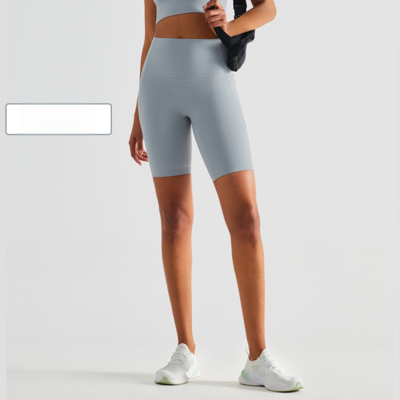 Kõrge vöökoht Capri jooga püksid tuharate tõstmisega, kerged, niiskust juhtivad, nailonist, naistele