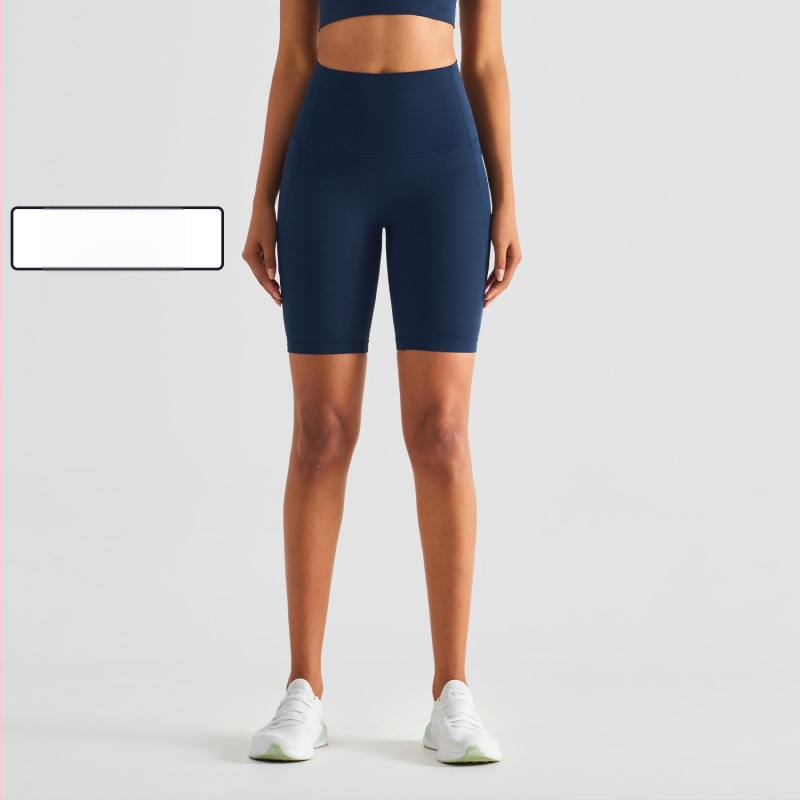 Kõrge vöökoht Capri jooga püksid tuharate tõstmisega, kerged, niiskust juhtivad, nailonist, naistele