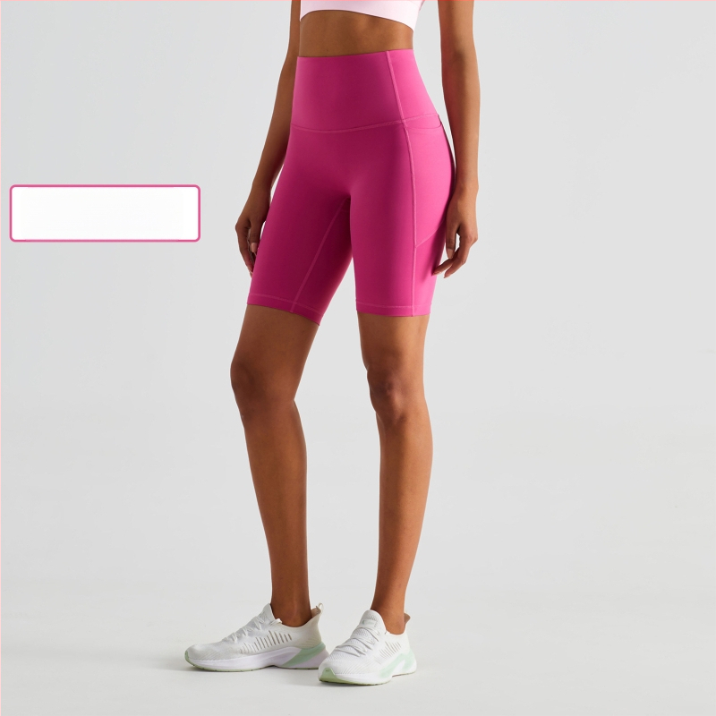 Kõrge vöökoht Capri jooga püksid tuharate tõstmisega, kerged, niiskust juhtivad, nailonist, naistele