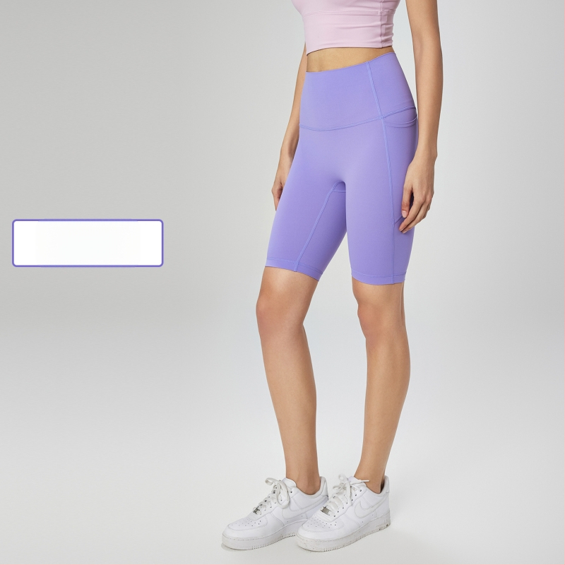 Kõrge vöökoht Capri jooga püksid tuharate tõstmisega, kerged, niiskust juhtivad, nailonist, naistele