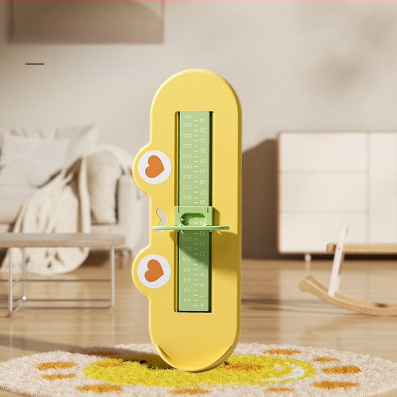 Kūdikio ir vaiko pėdos ilgio matavimo prietaisas, ABS plastikas, modelis 125-2, 24 cm ilgis, tinka sportbačiams, batams ir sandalėms