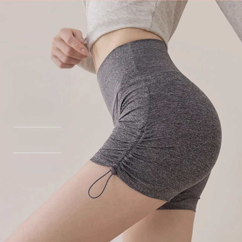 Naised hingavad sportlikud lühikesed püksid – kolmandik pikkus, polüester, Youyou kaubamärk, suvi 2025