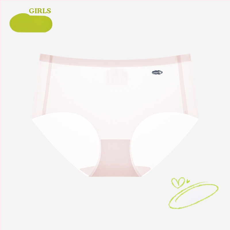Ženske gaćice od ice silk, antibakterijske, brzo sušeće, bešivne, prozračne, srednje visoki pojas, tanke