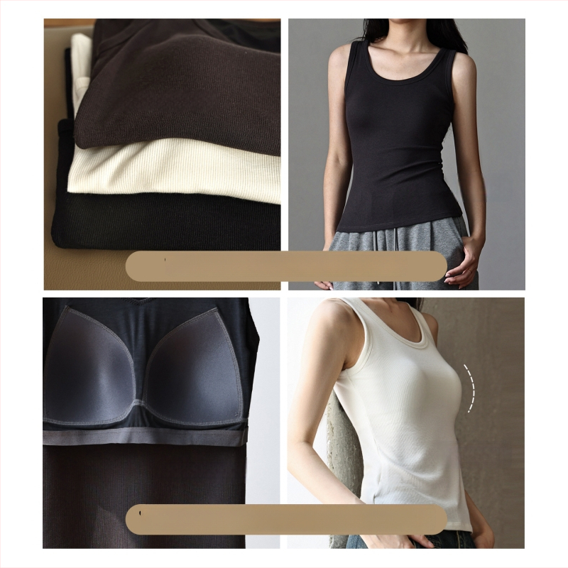 Merino vilnos be rankovių liemenė su apvaliu kaklu – rudens–žiemos sezonas (Pagrindinis audinys: merino vilna; Sezona: ruduo–žiema; Kaklas: apvalus; Storis: vidutinis 181–200 g/m²)