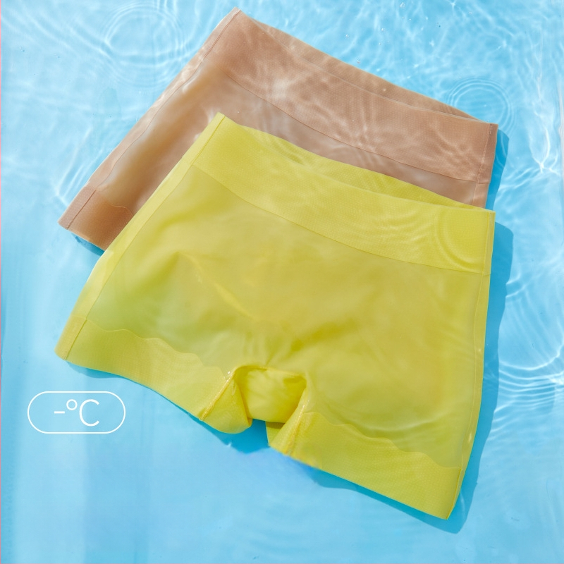 Nailono boxeriai be pėdsakų efekto, pakelia sėdmenis, pilvo įtampa, vidutinė juosmens