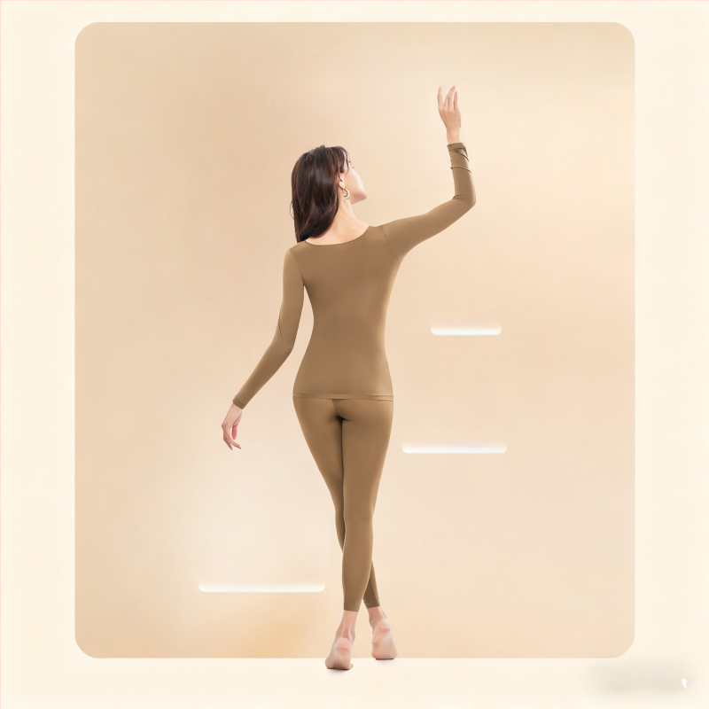 Nailoninis pagrindinio sluoksnio komplektas, be siūlių, dviejų sluoksnių, kvėpuojantis, išlaiko šilumą