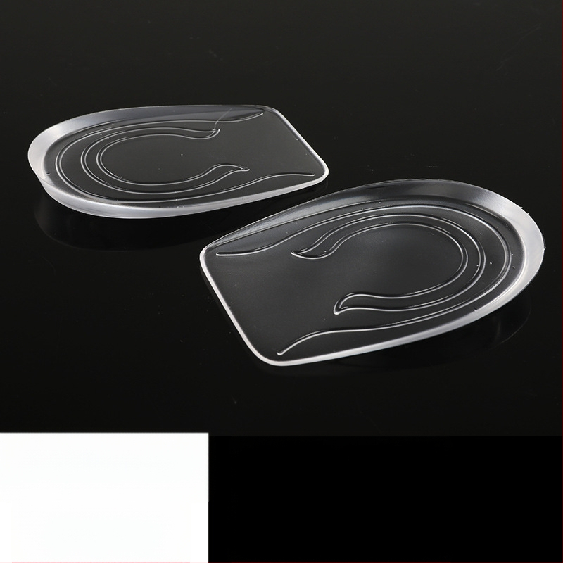 Nematomas silikonos aukštinimo įdėklas – pusės įdėklas, silikono veliūro medžiaga, universalus, tinkamas sportinei, odinei, batams ir kasdieninei avalynei