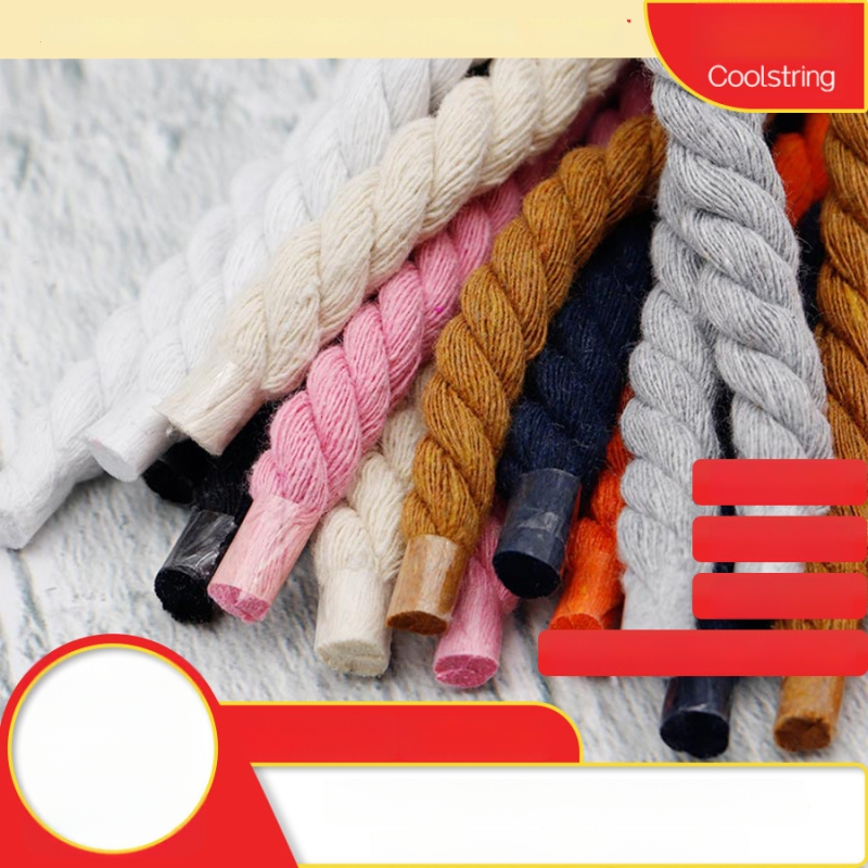 Kojinių raišteliai - rankomis austa trijų siūlų medvilnės-poliesterio virvė, modelis #77 serija, tinka sportbačiams, odiniams ir kasdieniams batams